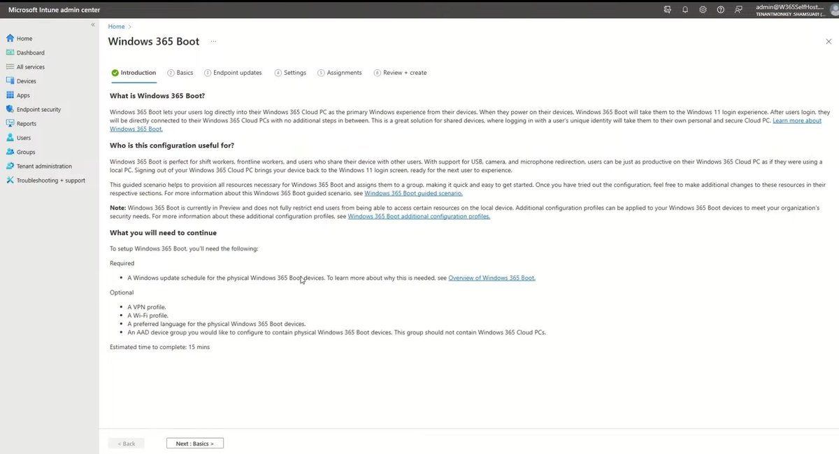 Did you know?! Windows 365 Boot is now available in Public Preview! Have you tried our new simple Intune guided flow already? In just 5 simple steps, you can enable your Windows endpoints to Boot straight into a Cloud PC! Check the whole video here: lnkd.in/gTfSqsgX