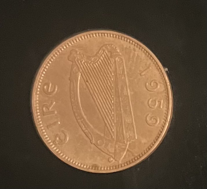 1959 Irish Farthing/ 1/4 Penny Coin. 
We definitely have not had as many as in previous years. They retail about €20 and they attract as much attention as a coin a 100 year older. The magic of coin collecting. #coin #irishcoins #bulliononline #Ireland #farthing