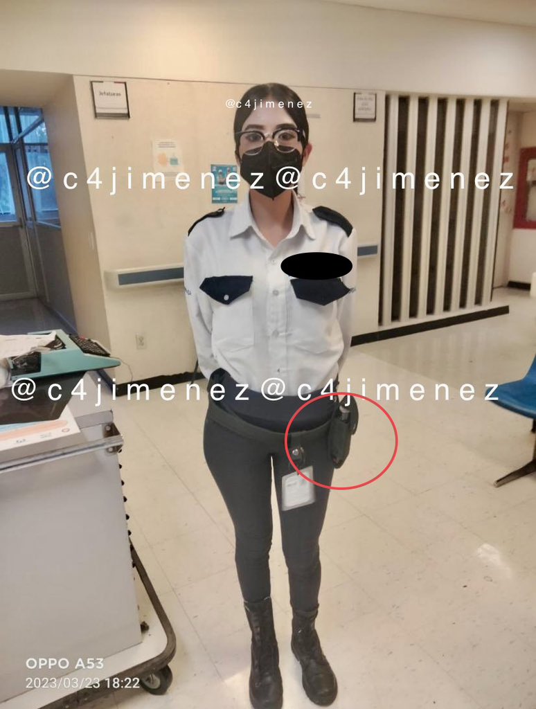 c4jimenez's tweet photo. Q SE ROBÓ ESE "SPRAY de SEGURIDAD"
Así se uniformaba Daniela como guardia d seguridad.
Compañeros aseguran q la despidieron por conflictiva, y q se llevó el spray q les daban para trabajo
Así llegó a @FiscaliaCDMX y amenazó con llevarles Putirrucas de Tepito a la familia de Lesly https://t.co/uWAEWUZ8PM
