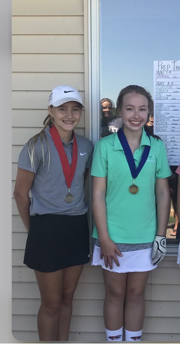 This special group of young ladies have been developing their golf skills for years now.🏌️‍♀️😳
On June 13-14, they will be back in action at the State Class AA Girls Golf Championship held at the Ridges at Sand Creek in Jordan defending their title.🏆
#rolltigs
#statechamps21&amp;22🥇