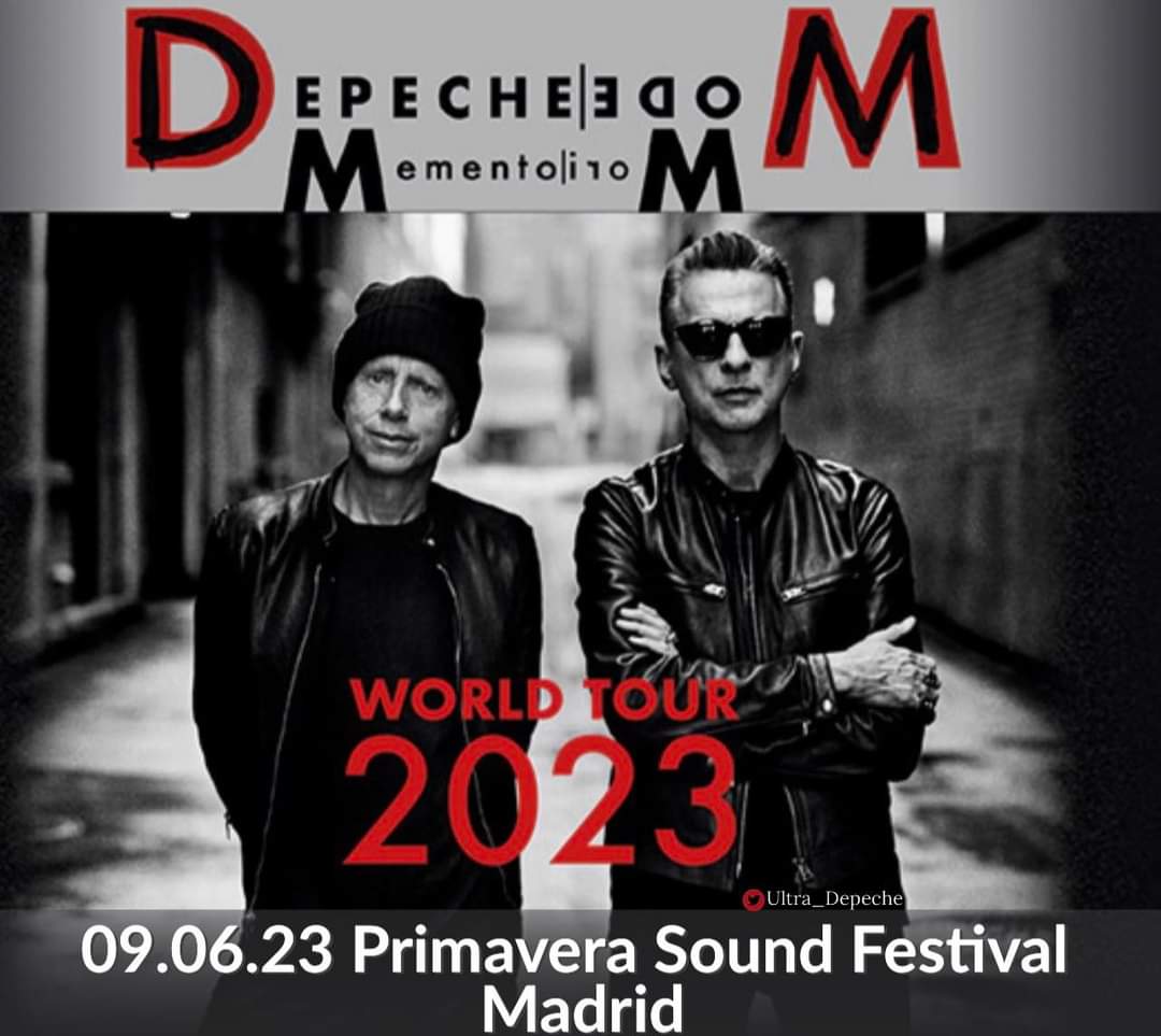 Today’s Live Show 🎶 Depeche Mode | Primavera Sound Festival, Madrid #MementoMoriTour #DepecheMode