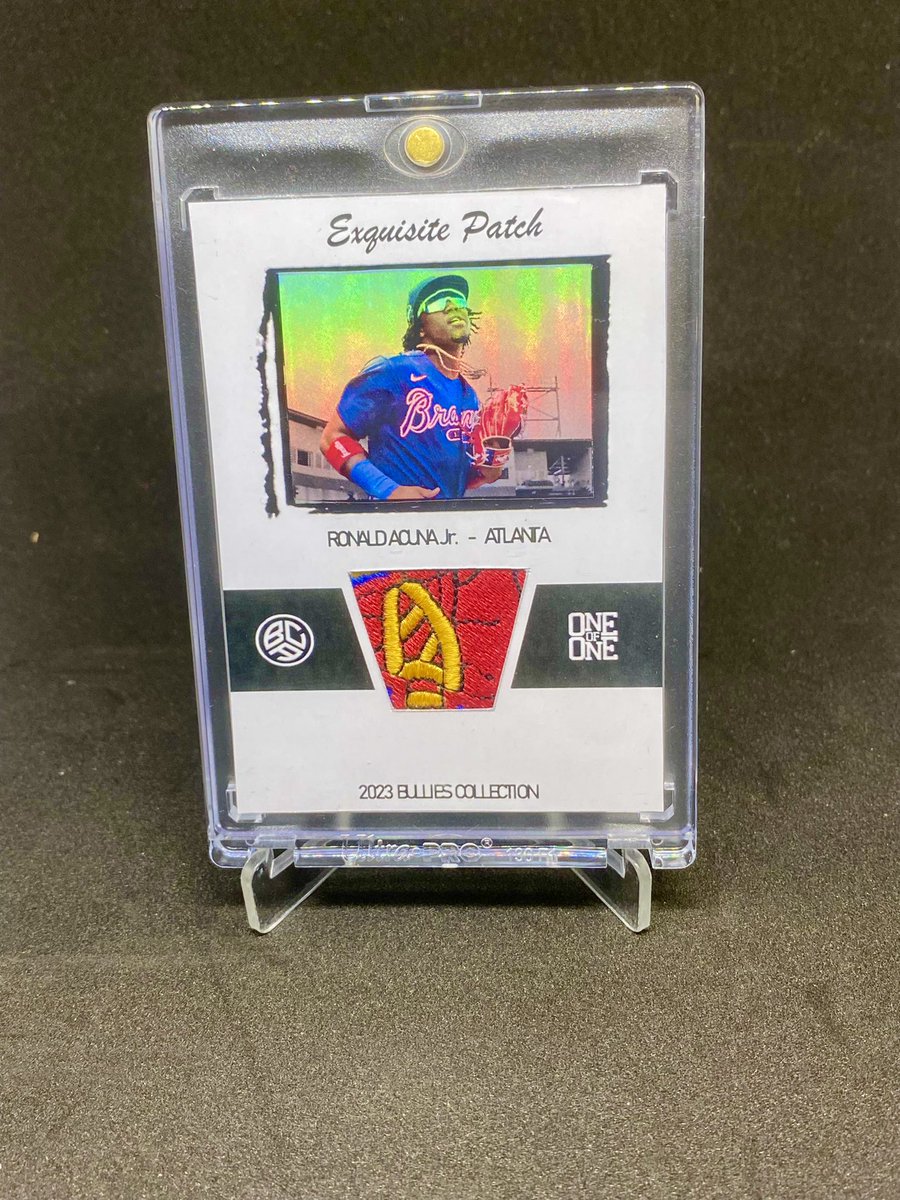 Bulliescardart's tweet image. Exquisite Patch Tributes

1/1 patch cards with foil images

Acuna Jr. Atlanta
Griffey Jr. Team USA
Ohtani Los Angeles 
JRod Seattle

#exqusite #upperdeck #acunajr #griffy #ohtani #jrod 
All currently available

@CardPurchaser @sports_sell @HobbyRetweet_