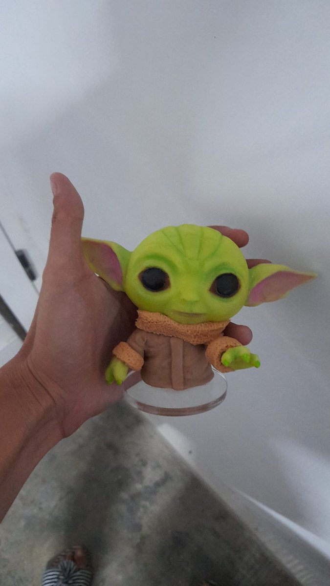 May the force be with you
#themandalorian #grogu #coldporcelain