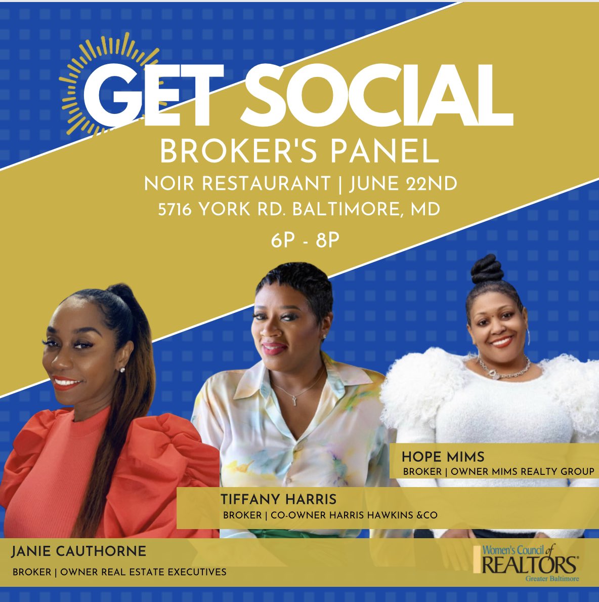 mimsrealtygroup's tweet photo. 𝕁𝕠𝕚𝕟 𝕌𝕤! ALL #RealEstate Industry Professionals!  We’re looking forward to seeing you! 

We’ll discus…

- What it takes to be a #leader in Real Estate
- Navigating in the current market &amp; Market Trends
- Leveraging #SocialMedia to enhance our brands! 
- AND MORE https://t.co/s3gd0mmePp