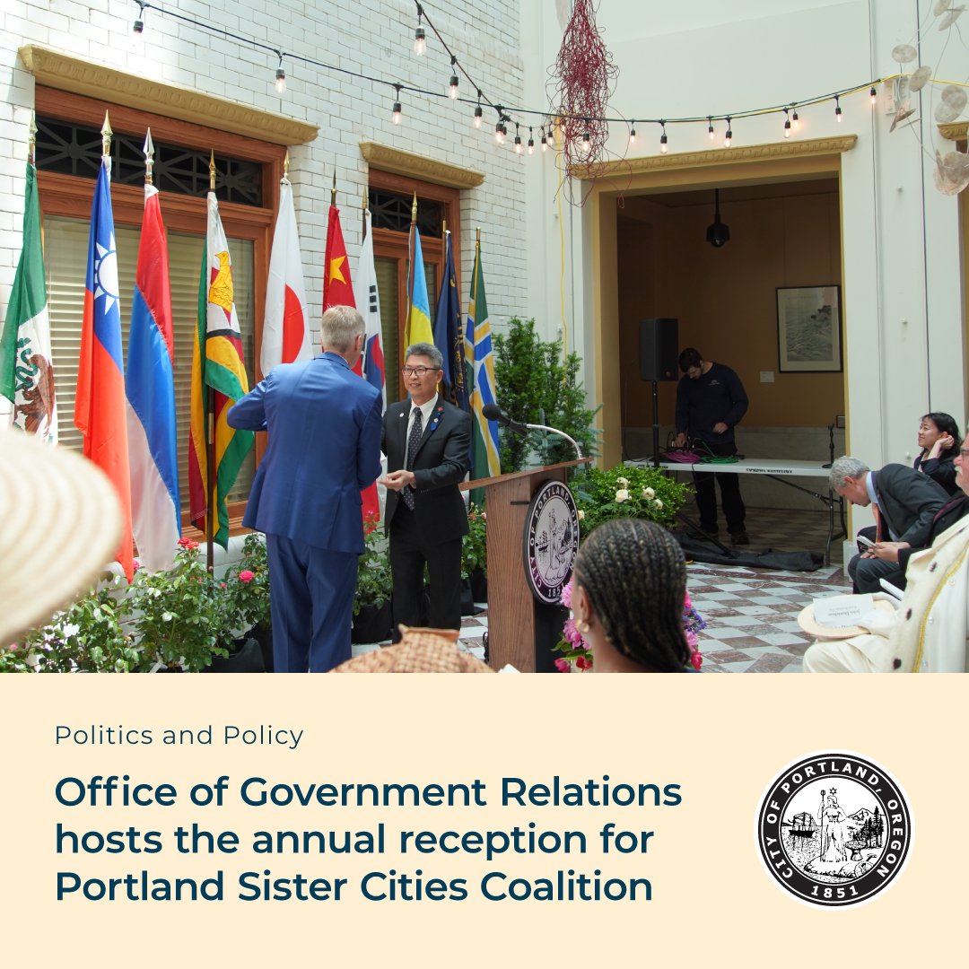 PortlandGov's tweet photo. Portland’s sister city associations play a vital role in advancing opportunities for people-to-people exchanges, helping the City of Roses connect to the world and the world connect to our city. To learn more about our Sister Cities, visit https://t.co/I9vUe0B1ar #PortlandGov https://t.co/ZnmlF6us5k