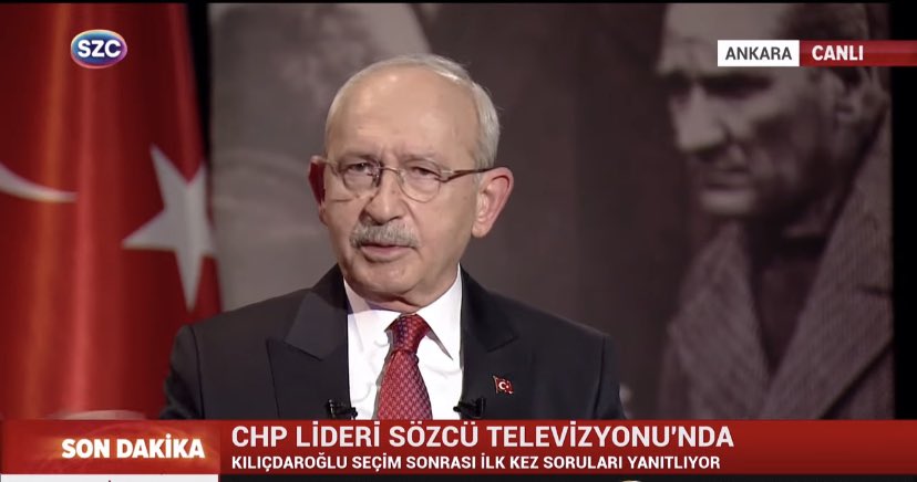 İsmail Saymaz: Toplamda %1 oyu olan partilerin onayıyla aday olmanız demokrasi mi?

Kılıçdaroğlu: %1 oyu olduğunu siz söylüyorsunuz. Bir de o partilere sorun bakalım.