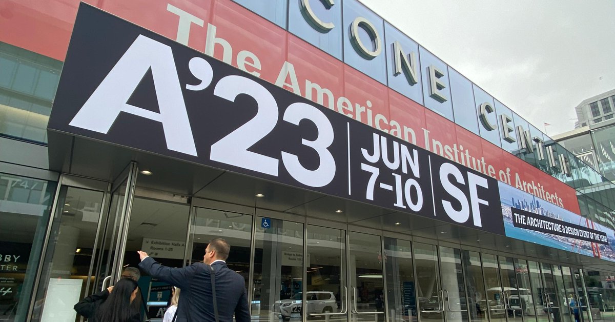 AllegionUS's tweet image. Final day for the AIA A&apos;23 Architectural Expo! 

Stop by booth #6059 to meet the Allegion Architectural Services and Overtur team! 

#Architectureprofessionals #AIAConference2023