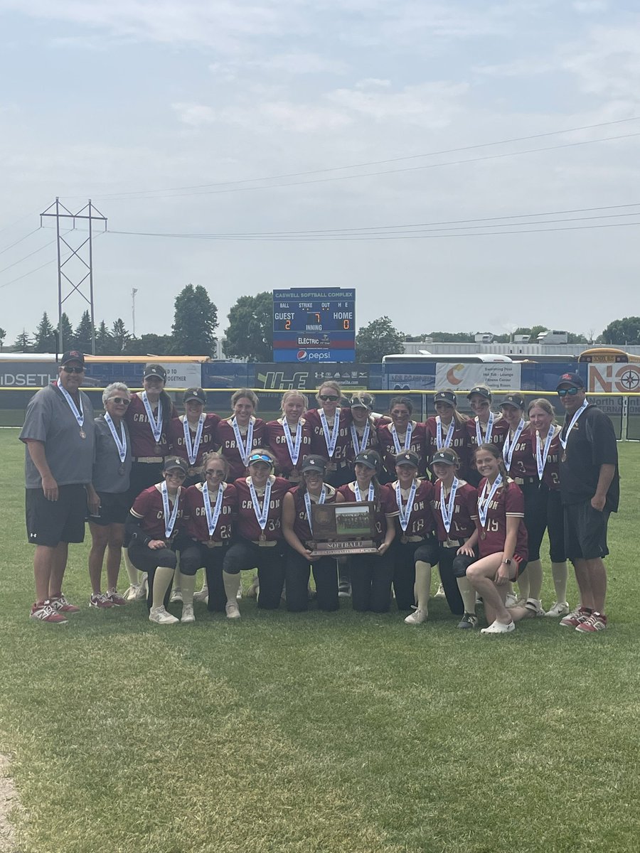 Congratulations on your 
3rd Place Finish at the <a href="/MSHSL/">Minnesota State High School League</a> State Softball AAAA Tournament <a href="/caswellpark/">caswellpark</a> Mankato!!! #GreatSeason #CrimsonFamily
<a href="/MGActivities/">Crimson Activities</a>