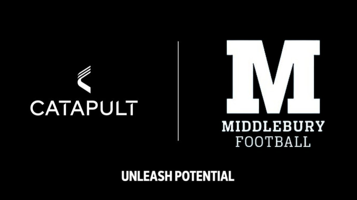 Very excited to welcome @MiddFootball to the @catapultsports family!  

GPS can be used to: 
 -Structure games and practices  
-Identify and mitigate injury 
-Motivate players to perform at their best

Excited to help Middlebury #unleashpotential
@FBCoachPaquette @MiddFBMandigo