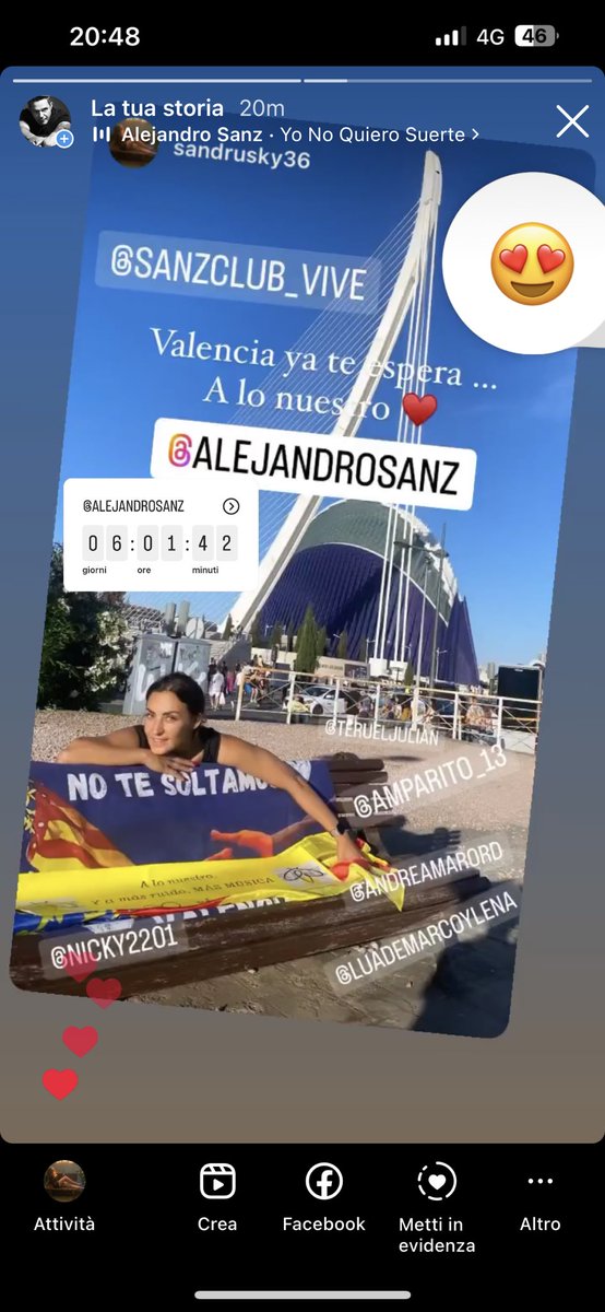 SanzeroSanz's tweet photo. @AlejandroSanz ya queda poquito … para #Sanzenvivovalencia @Lua_Marco_Lena @sandrusky31 https://t.co/lhnc5eQRcP