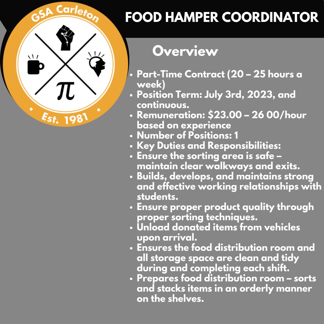 GSA Carleton tweet media