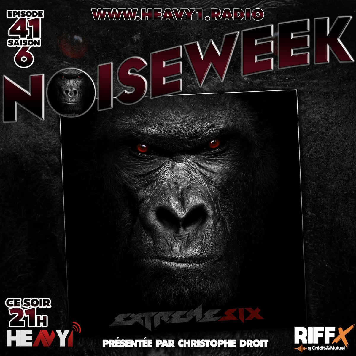 christophedroit's tweet photo. Ce soir 21h dans #Noiseweek sur @Heavy1Radio l'album de la semaine est "Six" de @ExtremeBand + @realrayalder @StellarCircuits @The__Defiants @JellyRoll615 @JanetGardnerOf1 @ShakraBand #AvariceDK @LegionoftheDam2 #FalseMemories @ScarSymmetry 👉 https://t.co/JMae0ihQHd https://t.co/PwMACroZer
