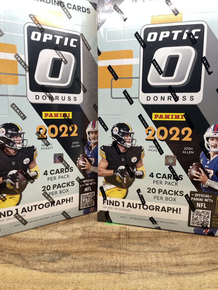 MudsockC's tweet photo. 2022 Optic Hobby - 2 BOX BREAK!
https://t.co/phvaMA5Upg
#sportcards #whodoyoucollect #thehobby #tradingcards #footballcards #paniniamerica
#sportscardsforsale #eBay #cardcollecting #boxbreaks #fillthisbreak https://t.co/DsIoyk4wnY