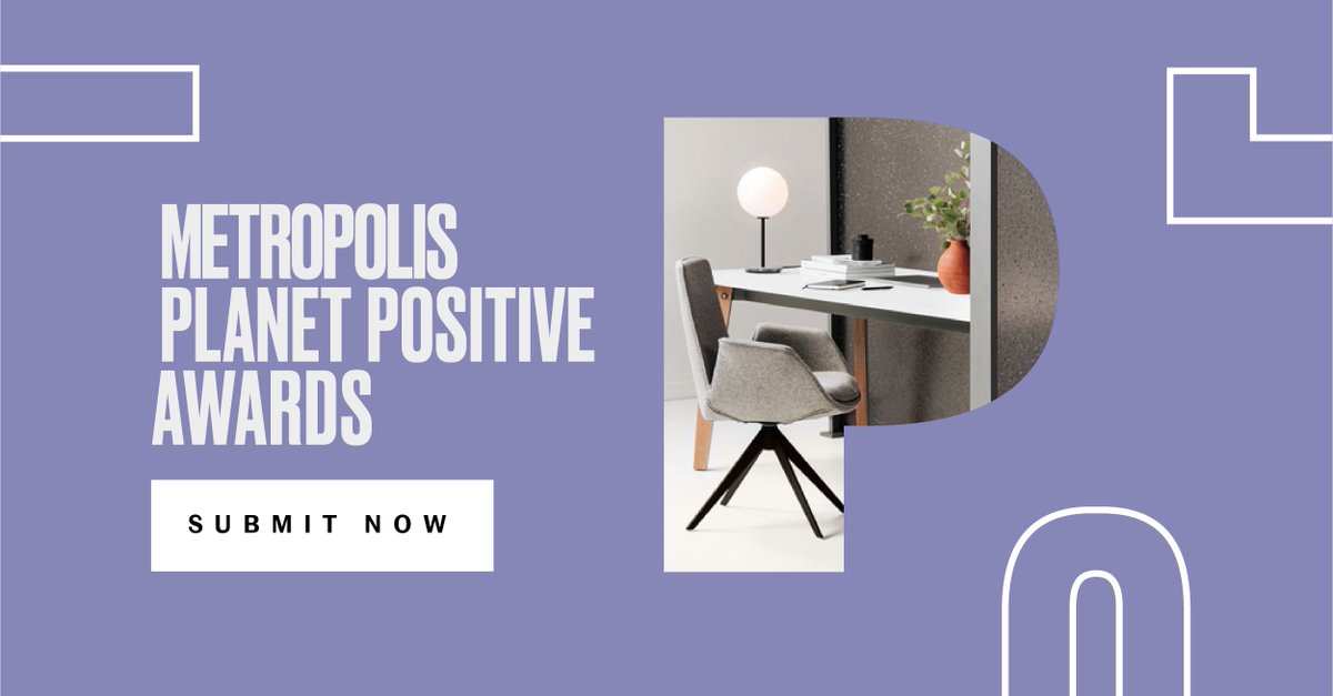 The 2023 Planet Positive Awards from @MetropolisMag are OPEN for submissions! Join the industry in celebrating the remarkable progress made in sustainable design and honor excellence for a brighter future. Enter Now: hubs.ly/Q01S_PGr0 Deadline: July 21, 2023 12:00 PM ET
