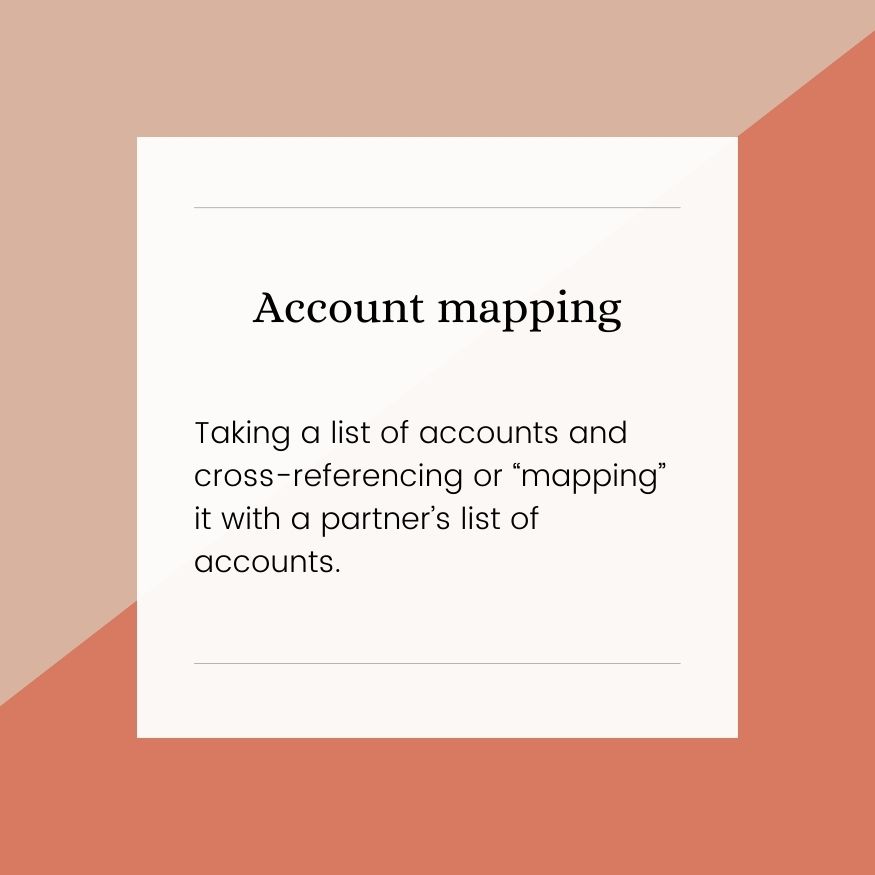 🎉 Happy Partner Terms Friday!

This week's term: Account mapping (relevant since we were at Supernode all week!).

For a full definition, see our partnerships and tech glossary: hubs.la/Q01QY_xY0