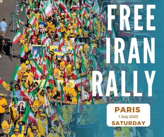 Grand Rally of #Iranians on Anniversary of #Resistance Against the Mullahs’ Regime
#FreeIran2023 // #IranRevolution2023 // #IranRevolution
@Maryam_Rajavi_P
@Maryam_Rajavi_A
@Maryam_Rajavi_F
Francemaryam-rajavi.com/en/Joined