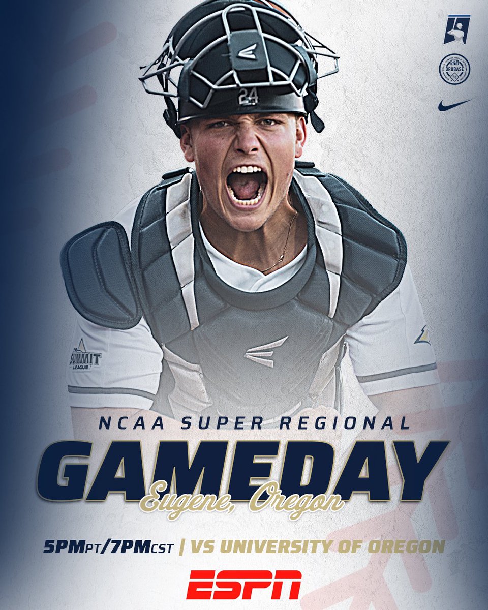 𝗟𝗘𝗧’𝗦 𝗥𝗜𝗗𝗘 

🆚: Oregon 
⌚️: 7:00 PM CST
📍: Eugene, Ore.
🏟️: PK Park
📺: ESPN
📻: bit.ly/3qb1uNA
📊: bit.ly/3CmYYXm
🎟️: Sold Out
*Clear Bag Policy

#ORUBase