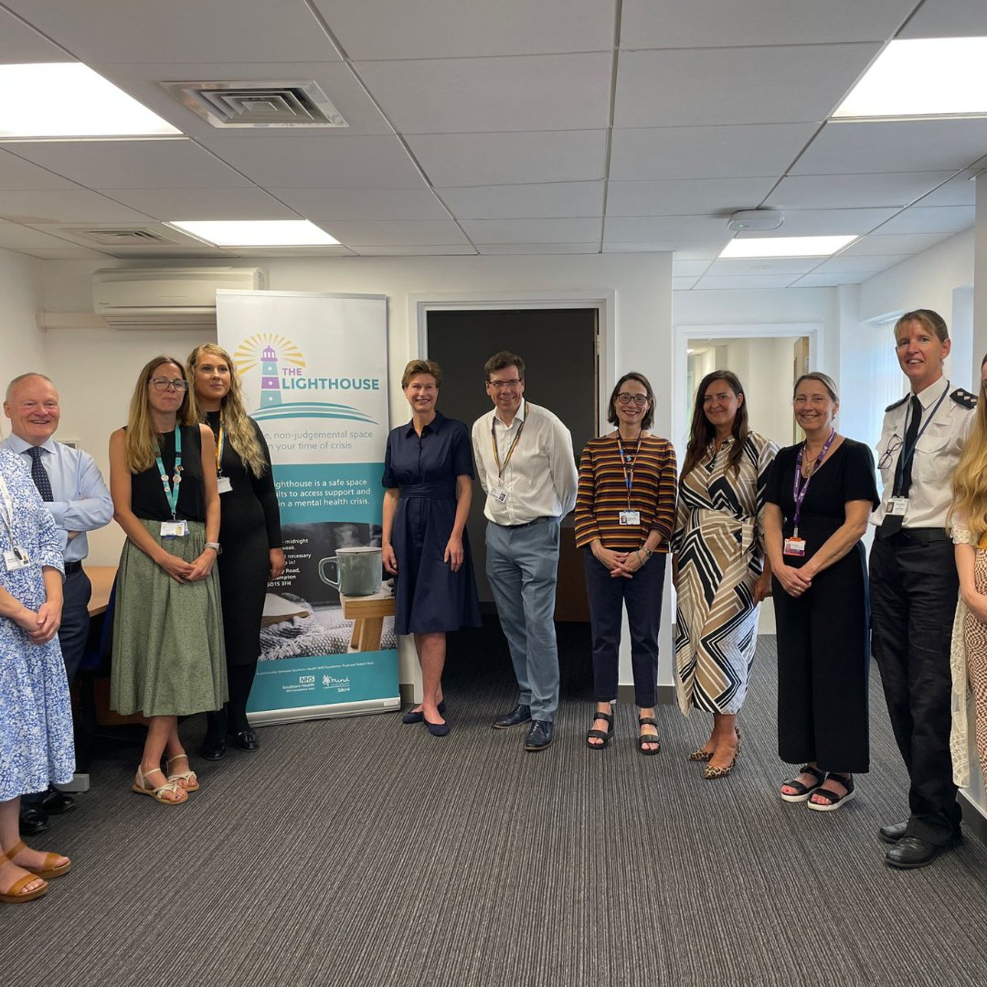Yesterday we were joined by our partners @SolentMind to officially open our second Lighthouse location in Bitterne. The mental health out of hours service offers a beacon of light for local people in times of crisis. 💡