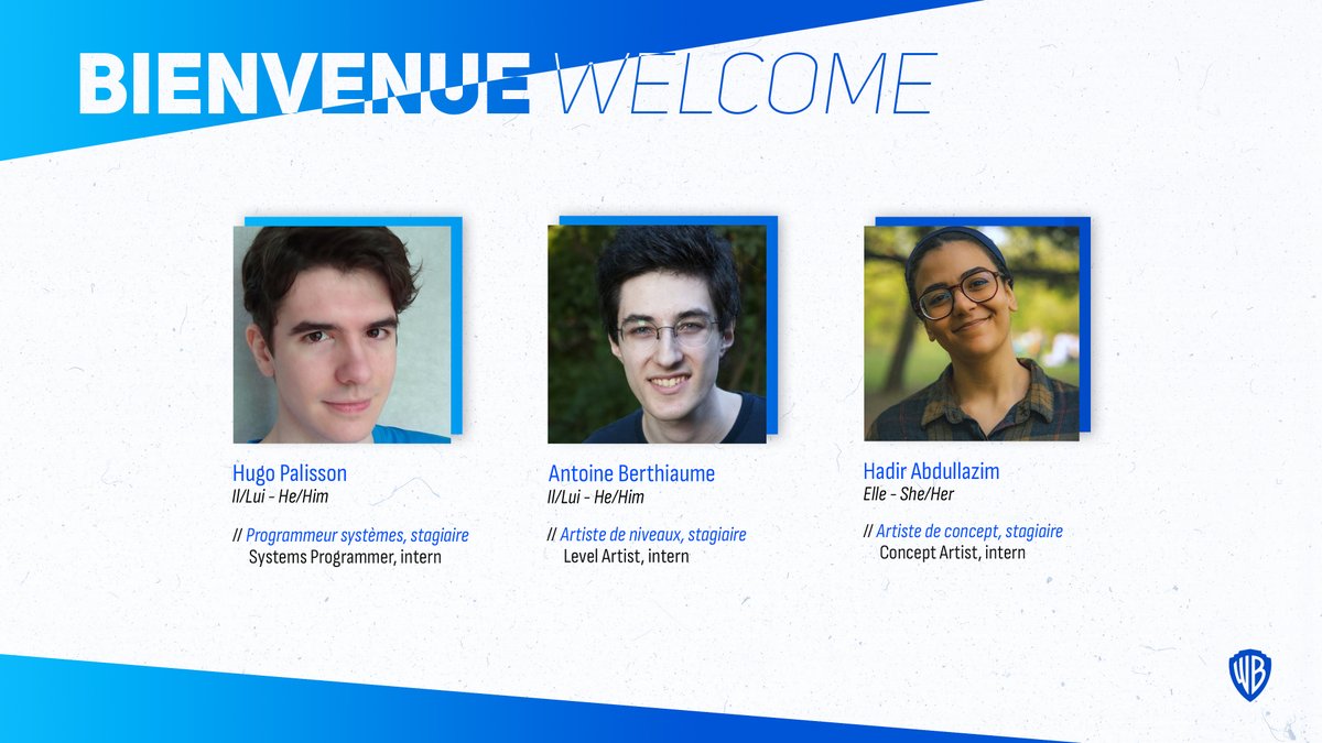 Nous sommes fier.e.s d'accueillir de nouveaux talents dans notre équipe : bienvenue à Hugo, Antoine et Hadir! 🎉 We are proud to introduce our new talents! Welcome to the team to Hugo, Antoine & Hadir ! 💙