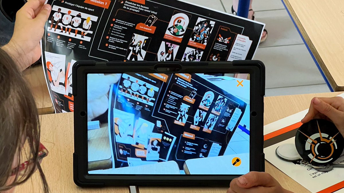 OrcelAlexandre's tweet image. Mina &amp;amp; Faustine, nos ambassadrices @OrangeBFC ont animées avec grand plaisir l’escape game #LesMagiciensDuNumérique pour les élèves de l’école élémentaire de Villevallier dans @Departement89 

Cette aventure permet de sensibiliser les plus jeunes aux risques du numérique 💻

#RSE