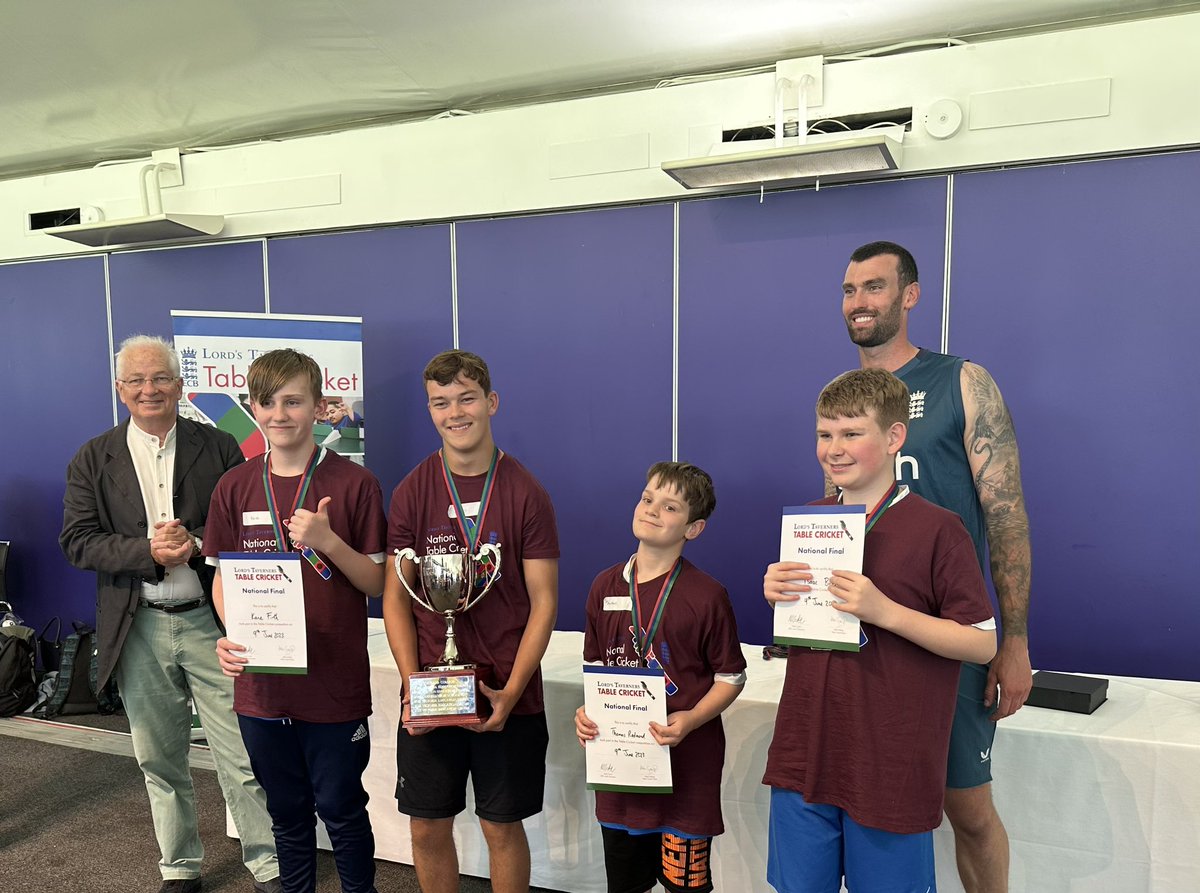 A huge congratulations to todays winners, Wirral Grammar School 🏆

Thank you <a href="/HomeOfCricket/">Lord's Cricket Ground</a> for hosting 🙌 

<a href="/CheshireCB/">Cheshire Cricket Board</a>