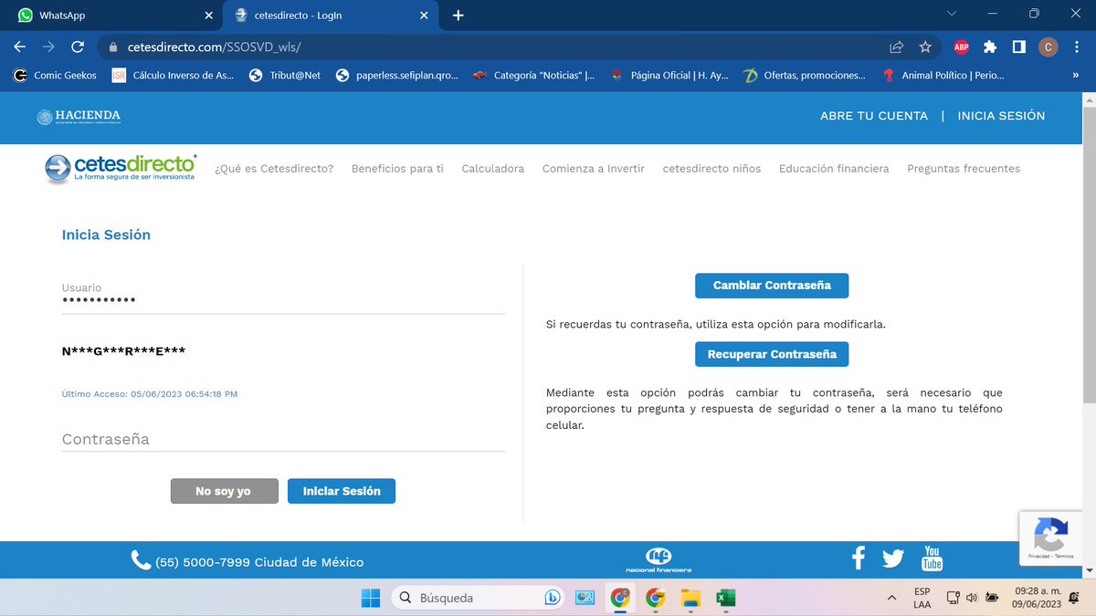 isidroc17802509's tweet photo. @cetesdirecto  ingreso mi usario y aparece otras iniciales.

hakearon a cetes directos, digan algo.

Solo están callados. https://t.co/OrvtEZVEQ8