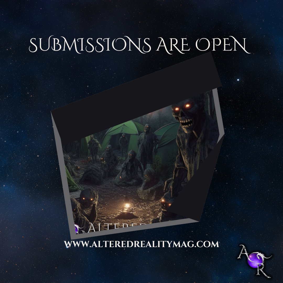 📚 It's BACK! Calling all storytellers &amp; artists.
The time has come to unleash your spine-chilling imagination.🔪We're thrilled to announce that our summer submissions are officially OPEN! 😱✉️
We are looking for vampires, zombies, cults--all kinds of horror with a summer feel🌞