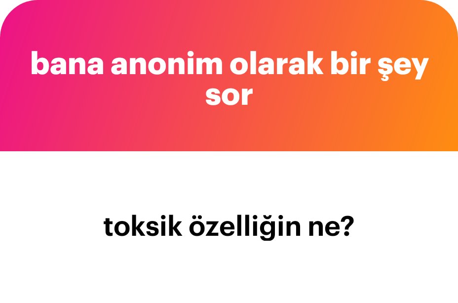 Toksik biri olduğumu düşünmüyorum. Aksine hep ılımlı ve uyumlu olmaya çalışırım