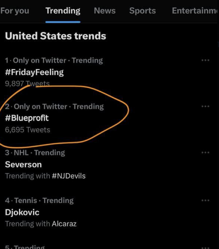 BlueProfitBot's tweet photo. We are Trending on Twitter!!! All Twitter is talking about us! Don't miss out on this incredible gem!! Check it out, my system never fails me!! ππ #TrollSeason #Blueprofit #BlueBot https://t.co/gBAU0yC2os
