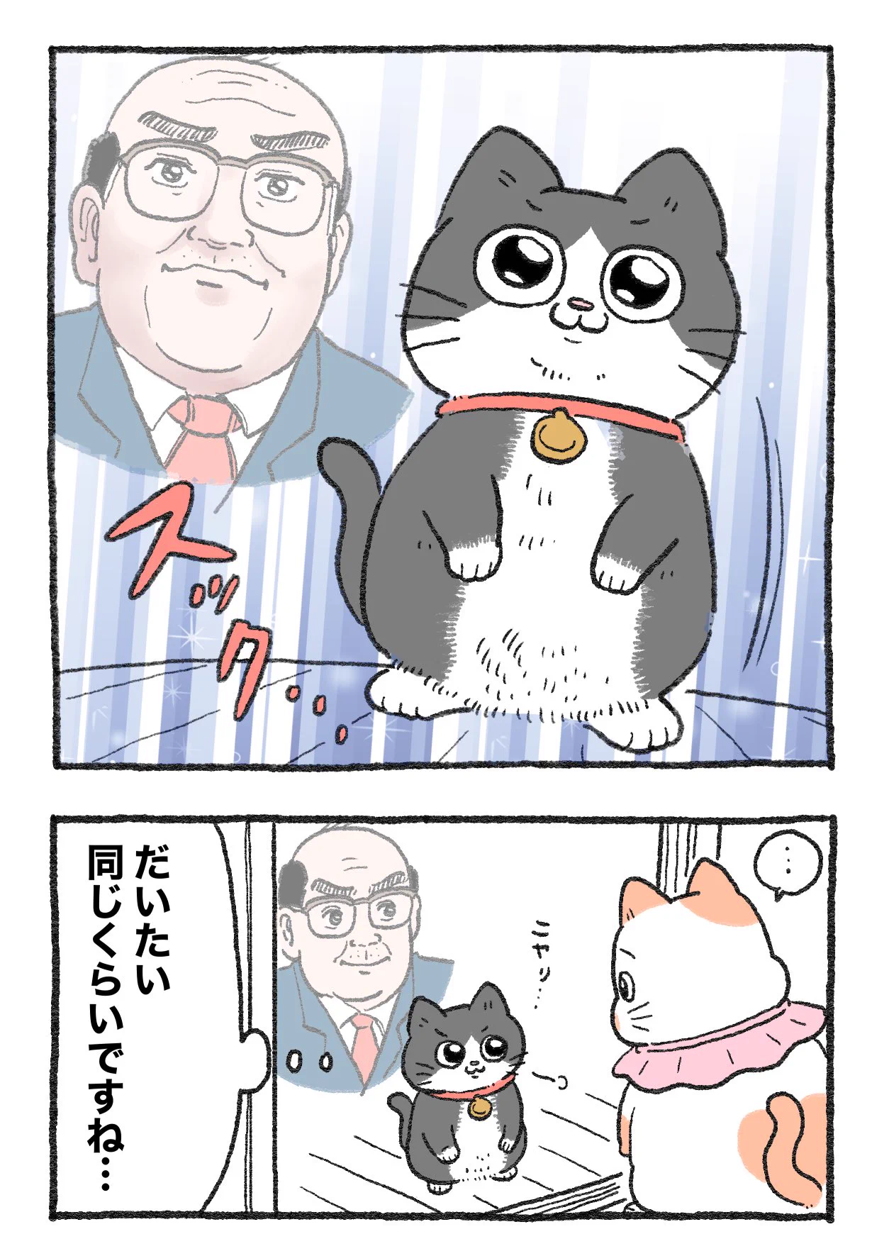 「ねこ転」その125が公開！てぷちゃんと背比べするプンちゃんに注目！
