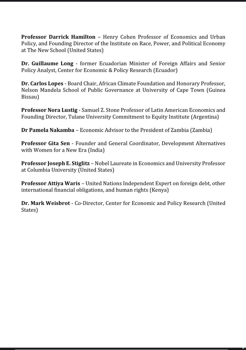 The New York Senate must support the New York Taxpayer and International Debt Crises Protection Act without delay. Lives are at stake. A letter I co-signed, along with <a href="/Jayati1609/">Jayati Ghosh</a> <a href="/DarrickHamilton/">Darrick Hamilton</a> <a href="/Winnie_Byanyima/">Winnie Byanyima</a> <a href="/CFigueres/">Christiana Figueres</a> and others 👇