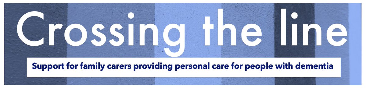 Did you know that our ‘Crossing the Line’ survey is also available in Welsh? If you are a family carer of someone living with dementia and provide personal care it would be great if you could get involved ucw.onlinesurveys.ac.uk/crossing-the-l… #PersonalCare #FamilyCarer @CarersWales @3NDWG