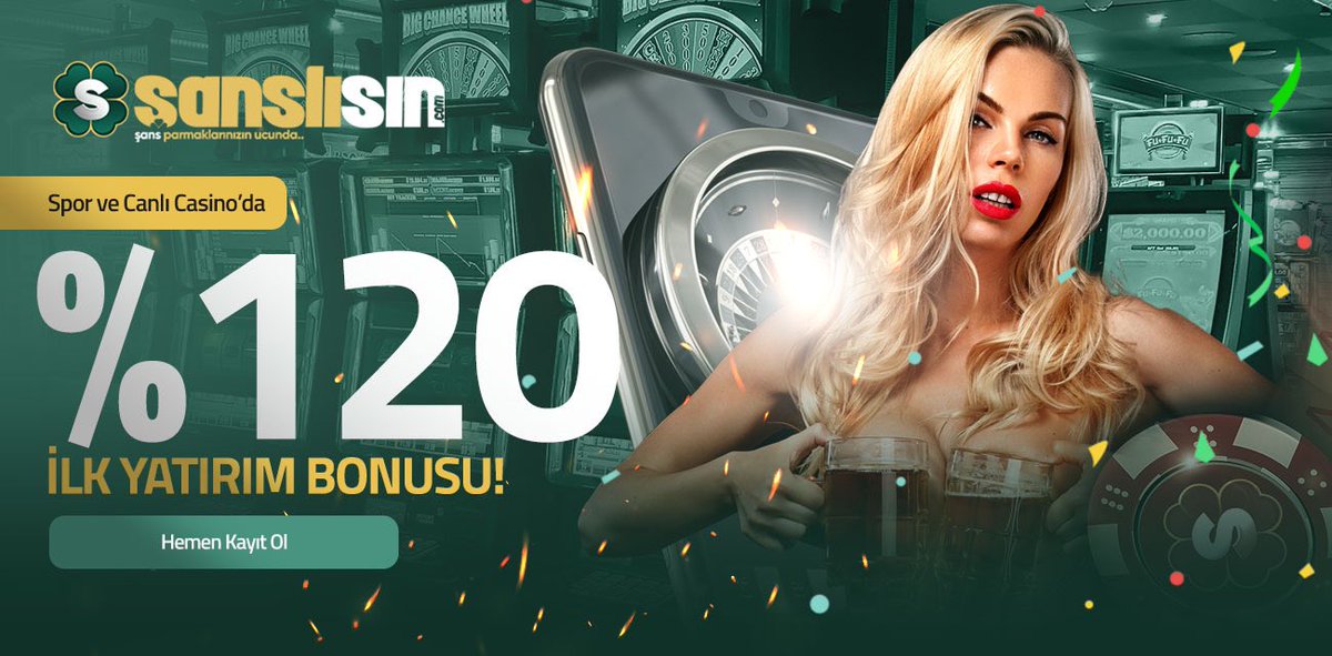 SanslisinResmi's tweet photo. https://t.co/9sW1Jp7S0h ‘da #Şanslısın 
✅İlk yatırıma %100 #ÇEVRİMSİZ!
✅Her yatırıma %25 #ÇEVRİMSİZ!
✅Her kayıba %30 İADE!
✅Her Hafta %100 KOLAY ÇEVRİM! 
✅5 Kayıba 1 #Şansbonusu! 
  #sanslisingiris #slot #casinobonus https://t.co/z4Ss2W0aeM