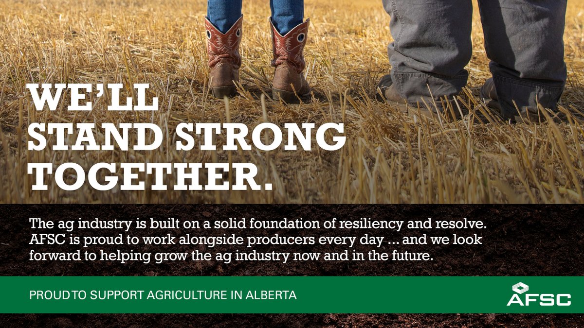 Happy Farmer’s Day to all of Alberta’s agriculture producers, including our many AFSC team members who are farmers themselves. Each day, we’re inspired by your unwavering dedication and drive to help feed the world and support our communities. #FarmersDay #ABag