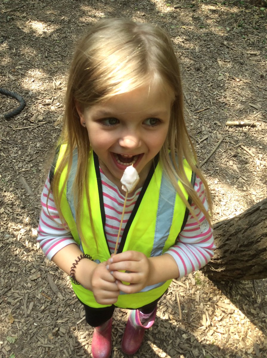 SPMVElm's tweet photo. ☀️What a beautiful day for our belated final forest school session! We made potions, we played in dens, we toasted marshmallows.   We love forest school! ☀️ https://t.co/5ji3W3zxPn