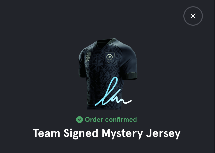 DEvansData's tweet image. Absolutely buzzing!!

I've bagged one and it's a TEAM signed jersey! 😳

Thank you @Sorare ! 🙌🏼
