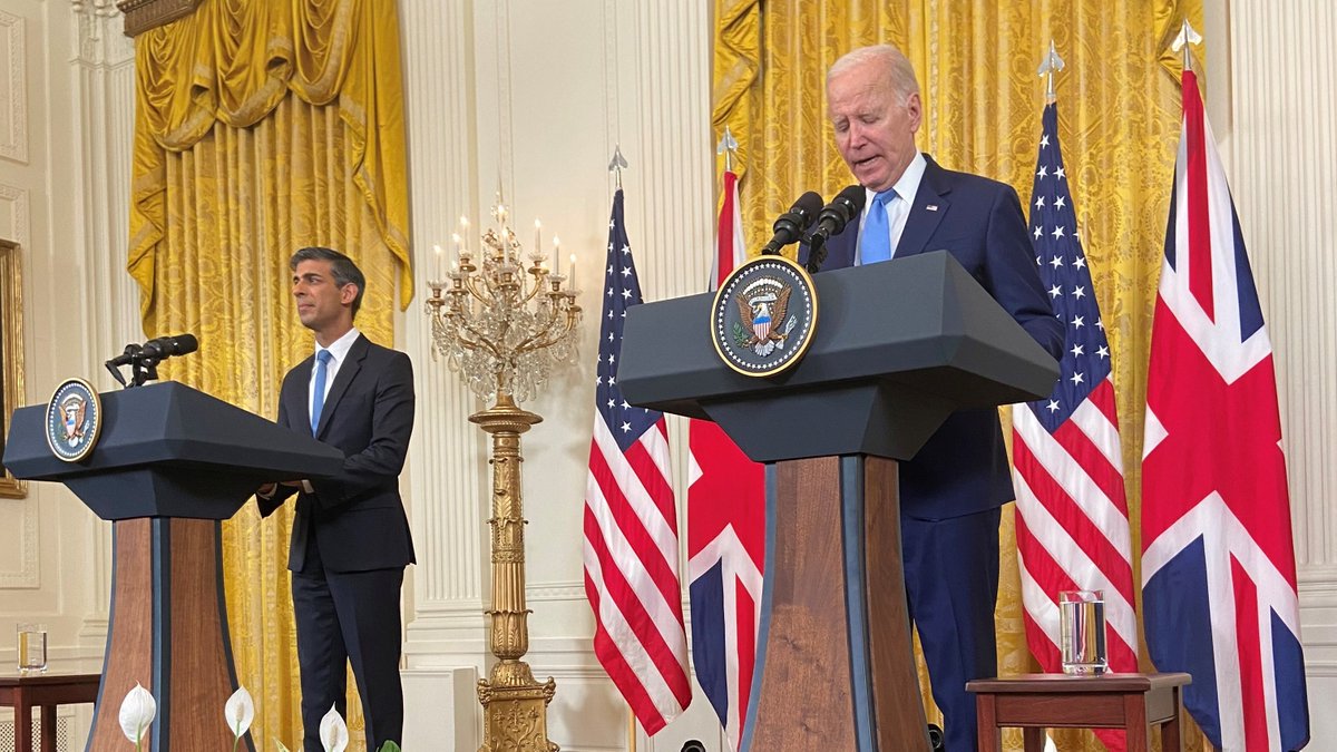 The visit between <a href="/RishiSunak/">Rishi Sunak</a> and <a href="/POTUS/">President Donald J. Trump</a> leaves no doubt of the strength of the 🇺🇸🇬🇧 alliance. The Atlantic Declaration is a landmark agreement that will see our countries work together more closely than ever before. whitehouse.gov/briefing-room/…
