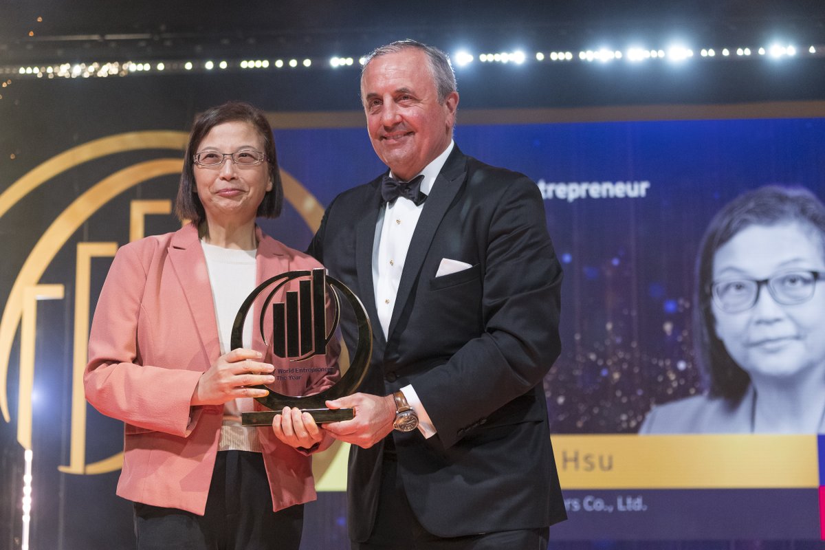 Congratulations to Doris Hsu, who has won EY World Entrepreneur Of The Year!
#WEOY