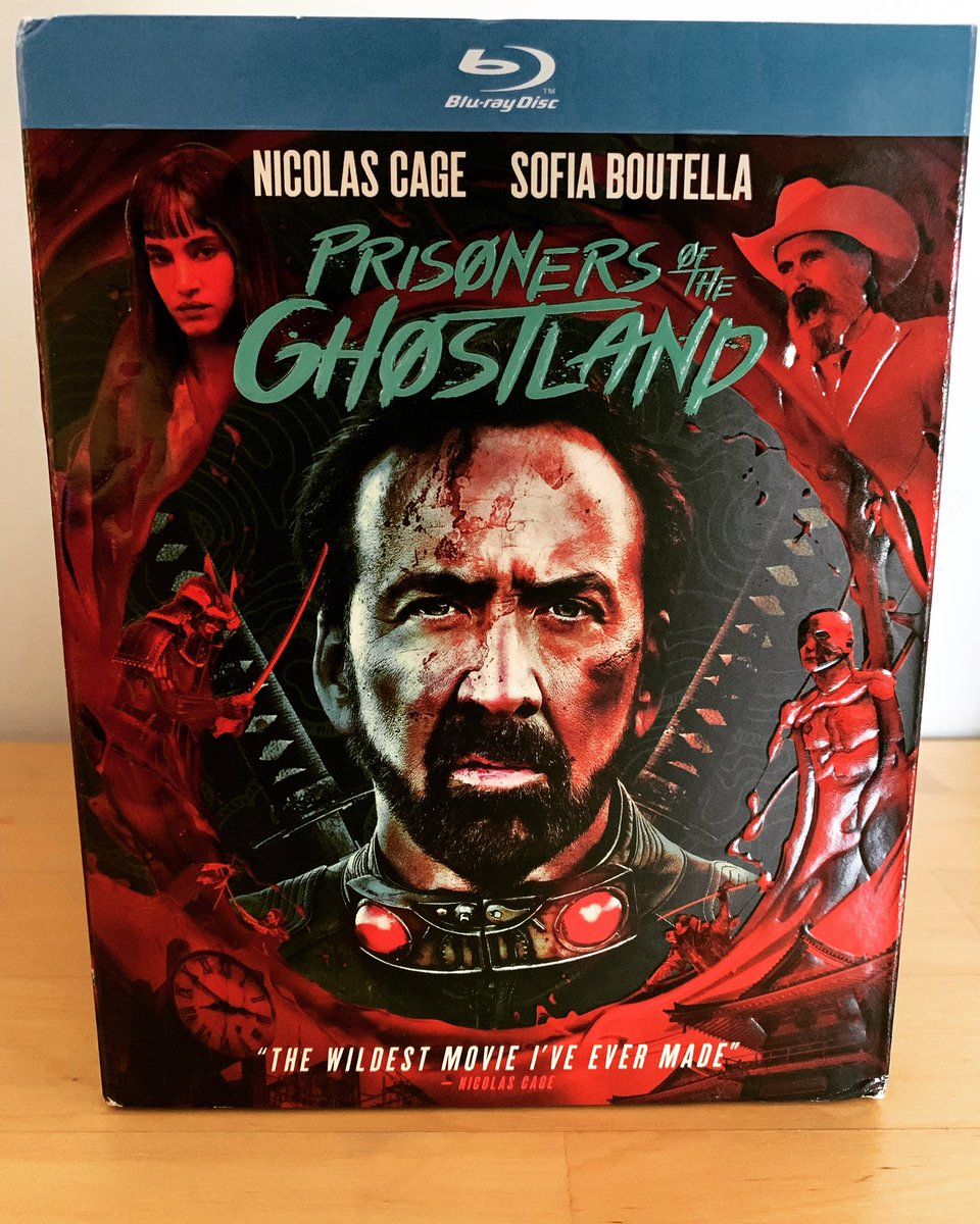 @RossVarner Case in point: #PrisonersOfTheGhostland … if you zoom in on the pull quote on the cover … it’s from Cage himself!!