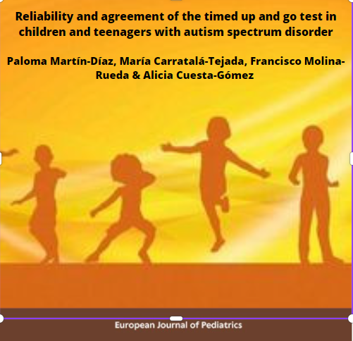 EurJPediatrics's tweet photo. Reliability and agreement of the timed up and go test in children and teenagers with autism spectrum disorder https://t.co/5AzEl9zFdr https://t.co/QCOJCdMORf