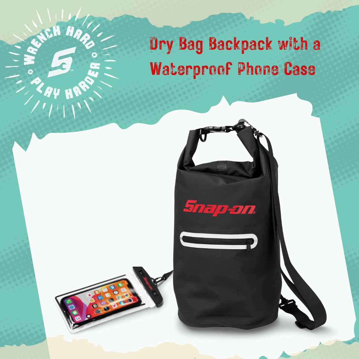#FreebieFriday! Tag your Snappy rep with what you need for your chance to randomly win  Dry Bag Backpack with a Waterproof Phone Case OR a Vintage Cooler!