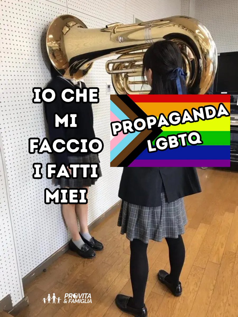 ProVitaFamiglia's tweet photo. Il mese del #pride spiegato facile:

#RomaPride #pride2023 #LGBT #StopGender https://t.co/PPB2mX7mdJ