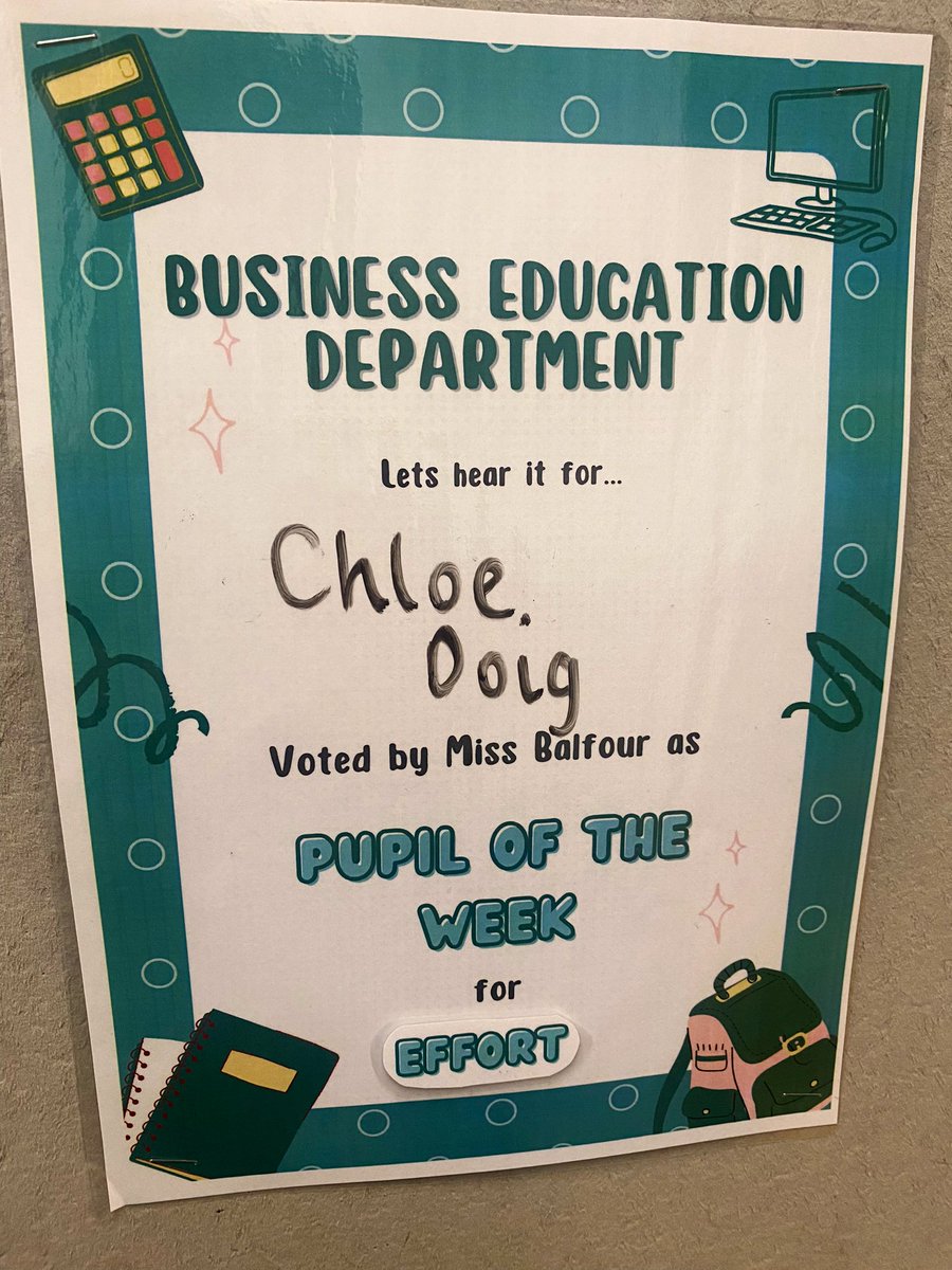 HarrisBusEd's tweet image. Massive well done to our Business Pupils of the Week!!!

Louise Chloe and Isla for amazing Effort 🥳
Hannah for Kindness 👏🏻