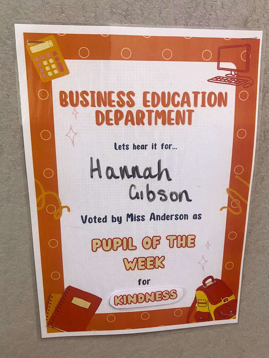 HarrisBusEd's tweet image. Massive well done to our Business Pupils of the Week!!!

Louise Chloe and Isla for amazing Effort 🥳
Hannah for Kindness 👏🏻