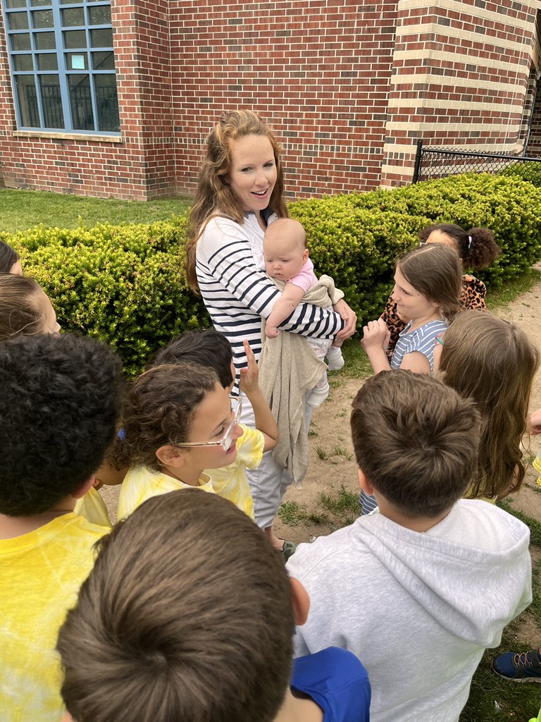 Team 215 met their new friend, Clare Margaret 💕💕