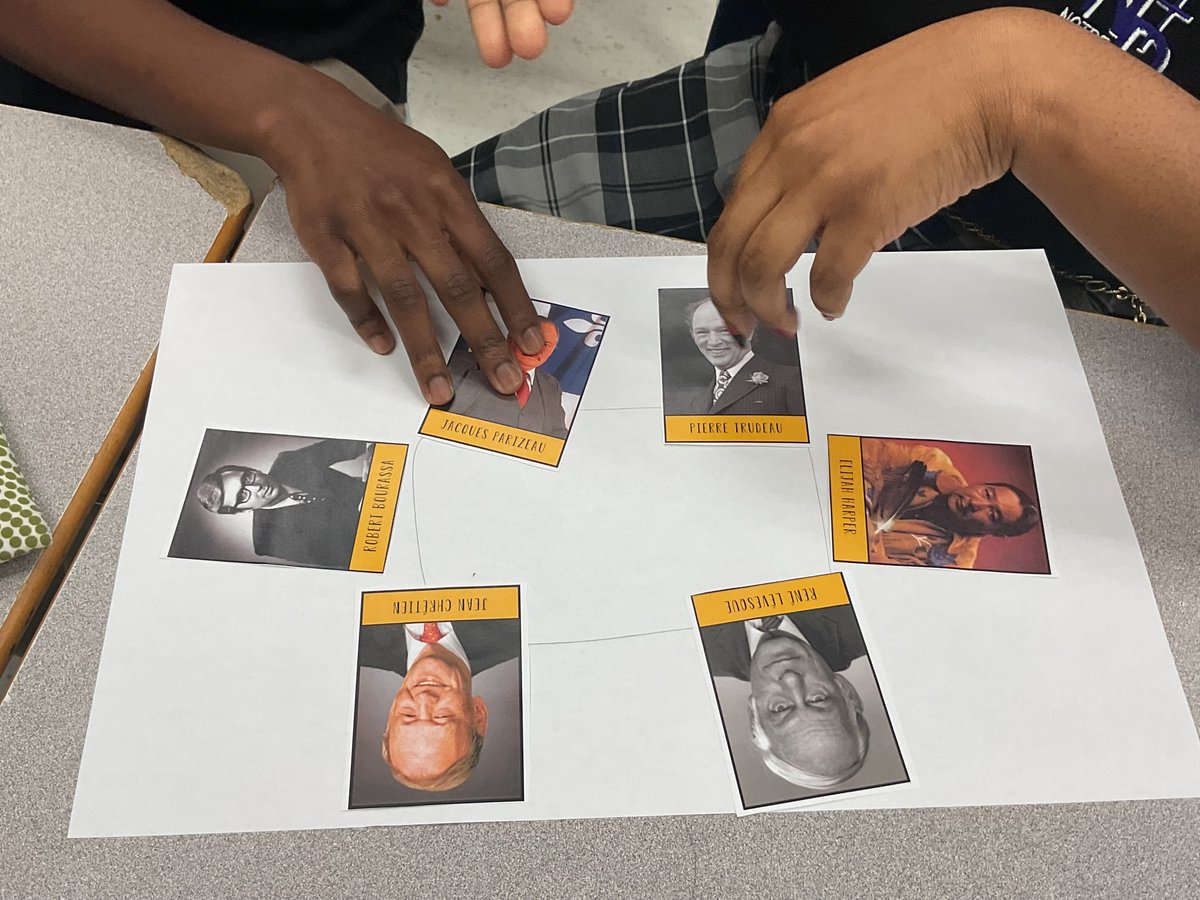MmeBedarf's tweet photo. Who's coming to dinner? Ss must decide which of these Canadians should sit next to each other at a dinner party... Decisions, decisions....
(Credit to Christina Iorio from YCDSB for the activity!)
#DCDSBExcellence https://t.co/UY4cIUUt3c