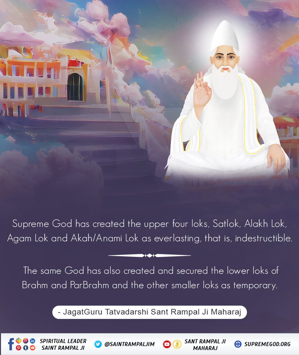 Monika_Yadav__'s tweet photo. #GodKabir_Appears_In_4_Yugas
Supreme God Kabir Sahib comes down from His immortal place Satlok to this mortal world in every yuga with a different name and identity. https://t.co/Jx83JOI8mp