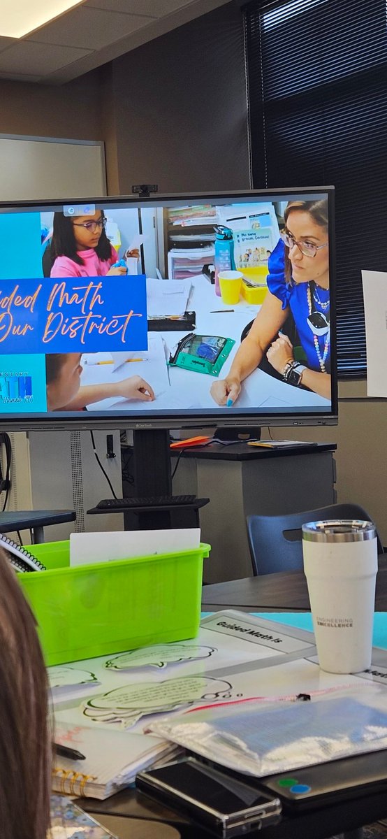 MrsHudson_GE's tweet image. When you're in a training and some of your teachers pop up on the screen sharing what they do best 😍. Truly blessed to work with some AMAZING teachers❤️💙💛. @HumbleISD_GE #guidedmath