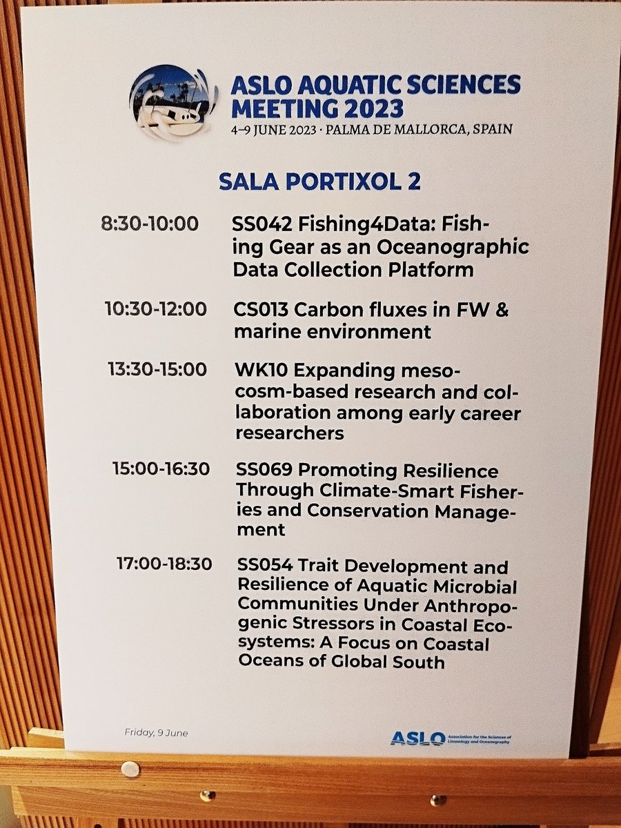 Join the last session of today focusing on coastal ocean of Global South convened by @Anweghosh along with @krishna_mangrov @AmitKumar_ak14 #ASLO23 @ASLO_Palma2023