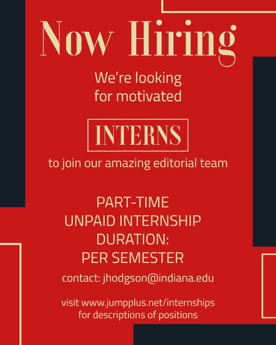 Reach out to <a href="/postdigitalJH/">Justin Hodgson</a> at the email below if you are a creative, self-motivated individual looking for a growth opportunity!!